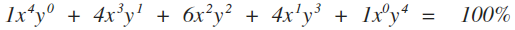 Writing a binomial equation step 6
